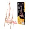 Giá Vẽ Gỗ Sồi Có Hộc Cao Cấp Tilting Box Signature Floor Easel MEA0053