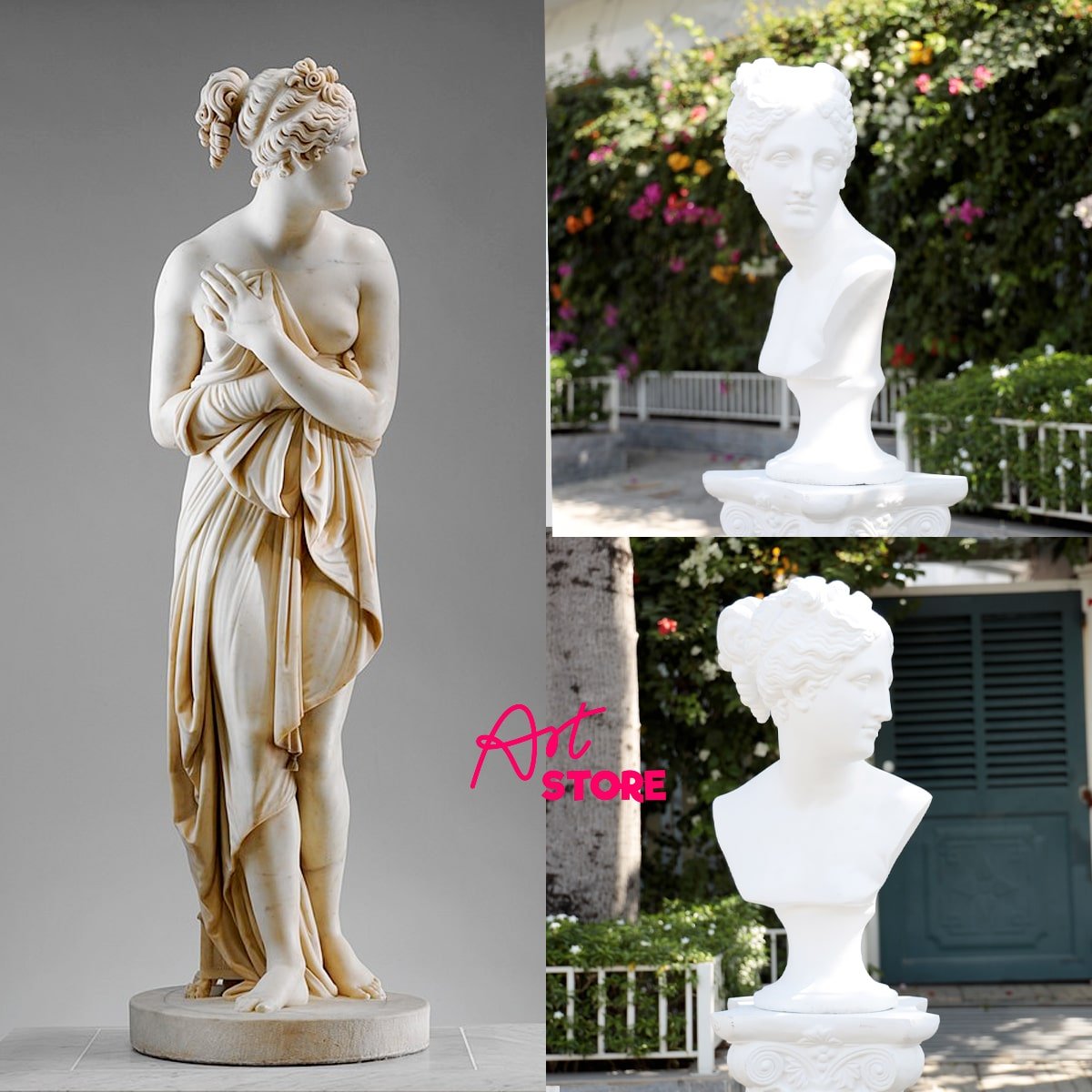 Chân Dung Tượng Venus Italica Thạch Cao MS 134
