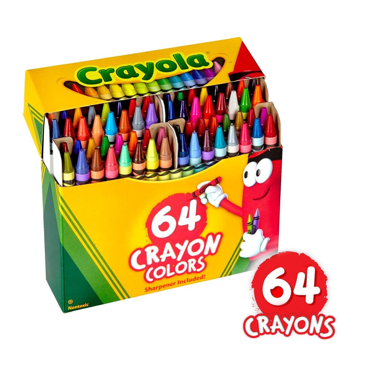 Bút Sáp Màu Crayola Crayons - 8Màu 16Màu 24Màu 64Màu