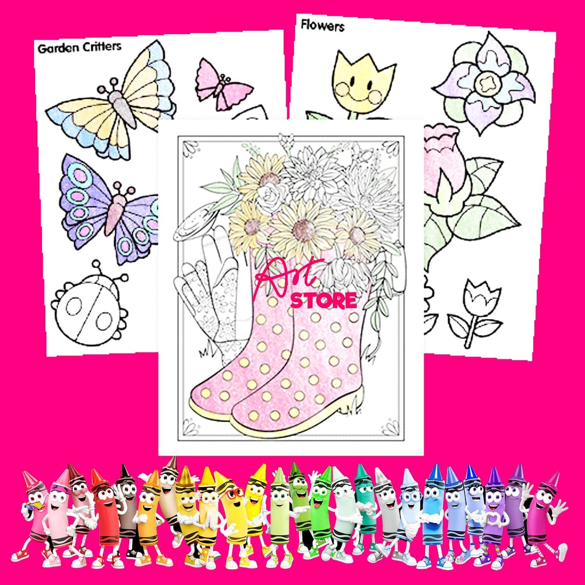 Bút Sáp Màu Crayola Crayons - 8Màu 16Màu 24Màu 64Màu