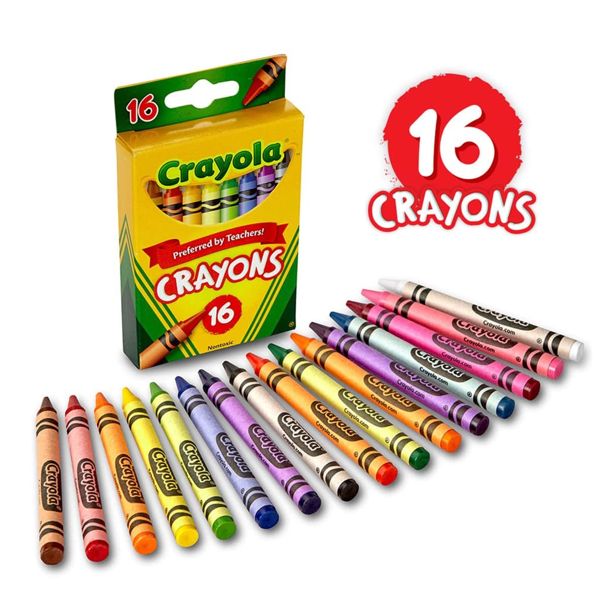 Bút Sáp Màu Crayola Crayons - 8Màu 16Màu 24Màu 64Màu