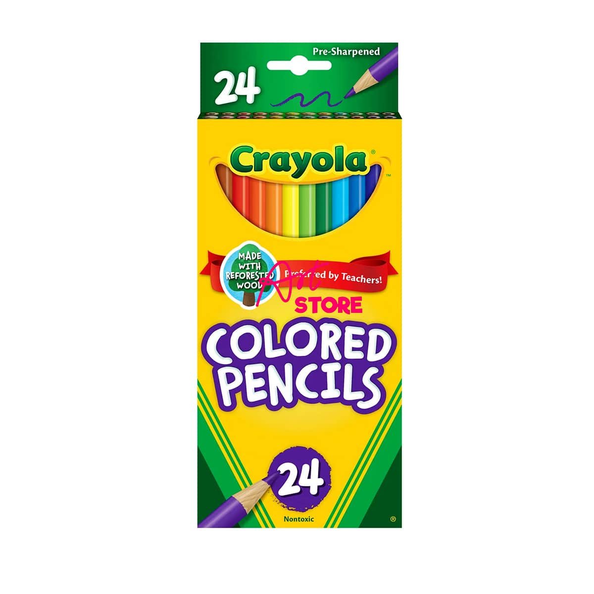 Crayola Bút Chì Màu Chính Hãng – Siêu Mịn – Màu Chuẩn – Quà Tặng Cho Bé