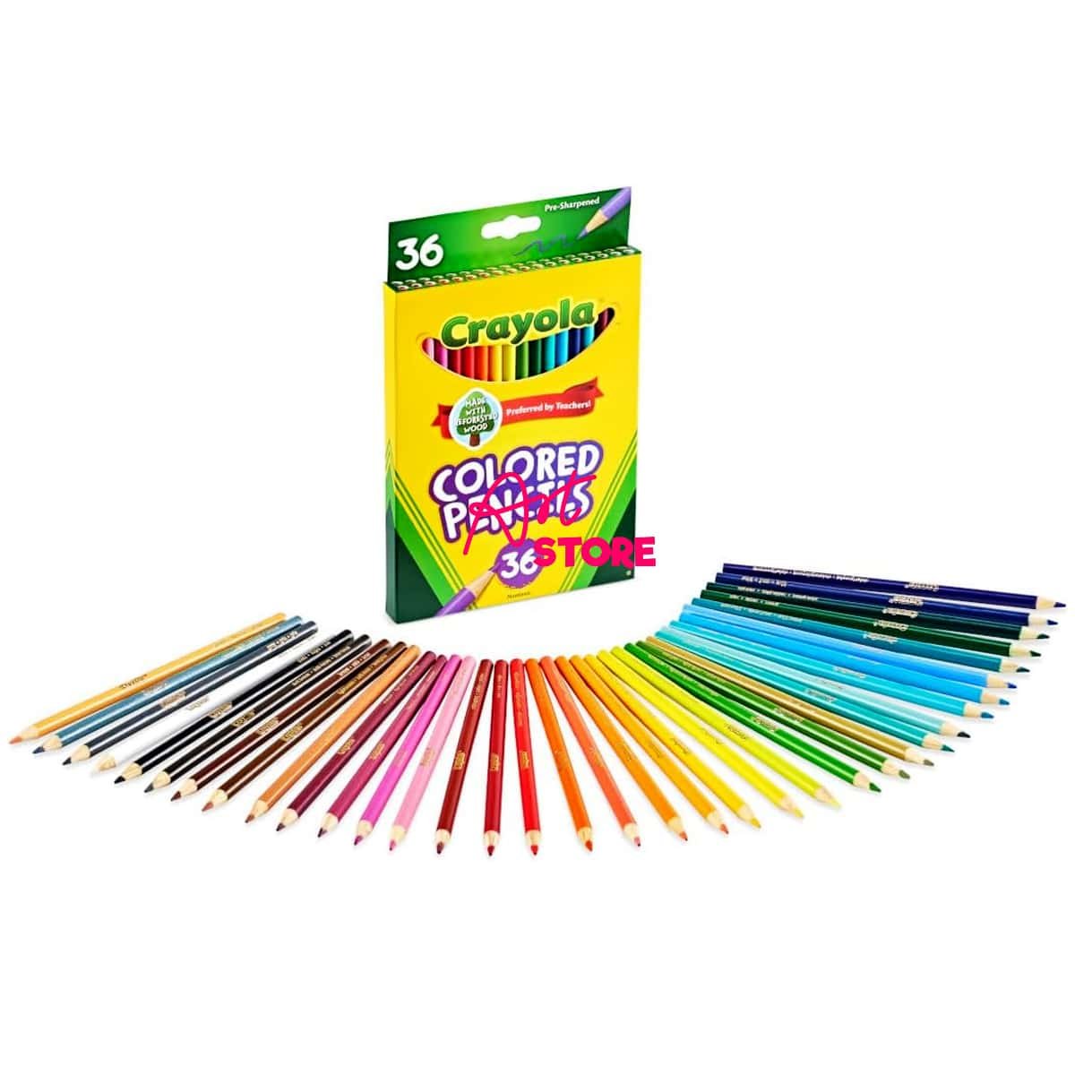 Crayola Bút Chì Màu Chính Hãng – Siêu Mịn – Màu Chuẩn – Quà Tặng Cho Bé