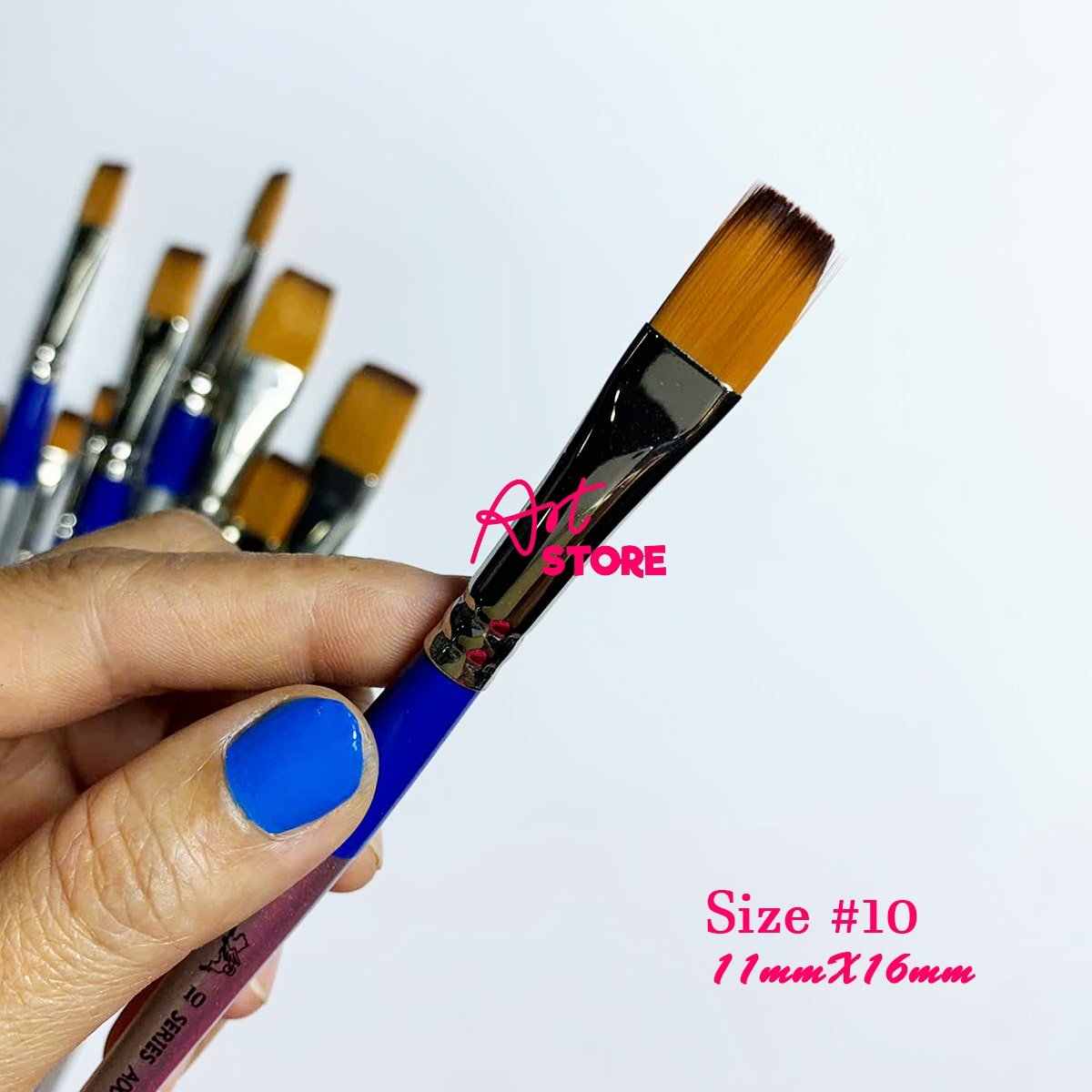 Cọ Vẽ Acrylic Đầu Dẹp Lith Lynna A004F – Cọ Nhật Cao Cấp Cho Họa Sĩ Chuyên Nghiệp
