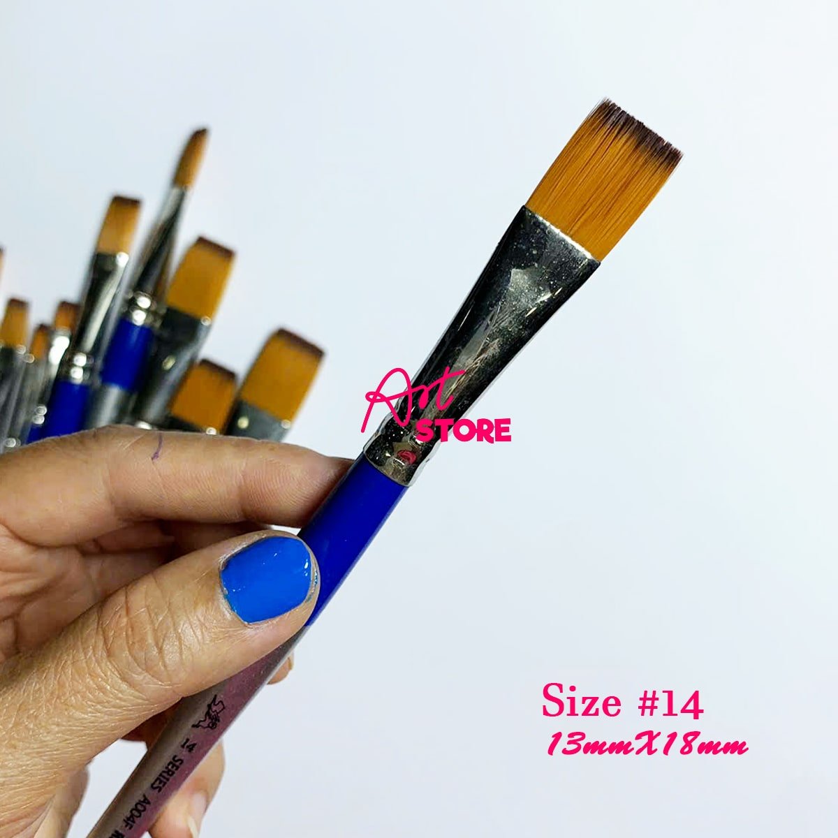 Cọ Vẽ Acrylic Đầu Dẹp Lith Lynna A004F – Cọ Nhật Cao Cấp Cho Họa Sĩ Chuyên Nghiệp