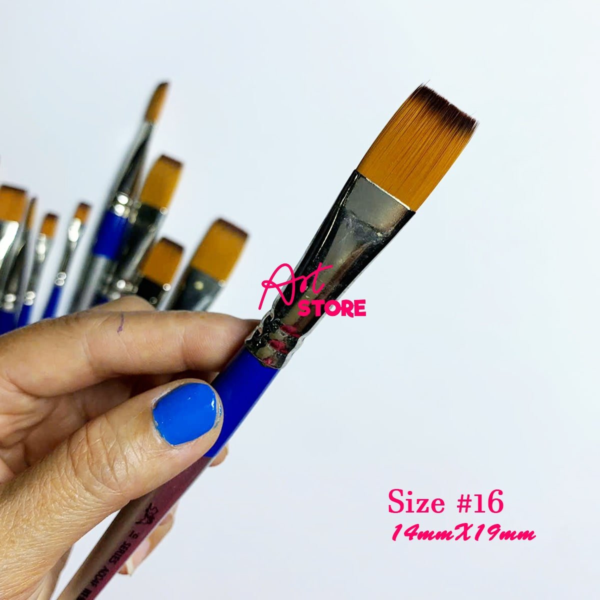Cọ Vẽ Acrylic Đầu Dẹp Lith Lynna A004F – Cọ Nhật Cao Cấp Cho Họa Sĩ Chuyên Nghiệp