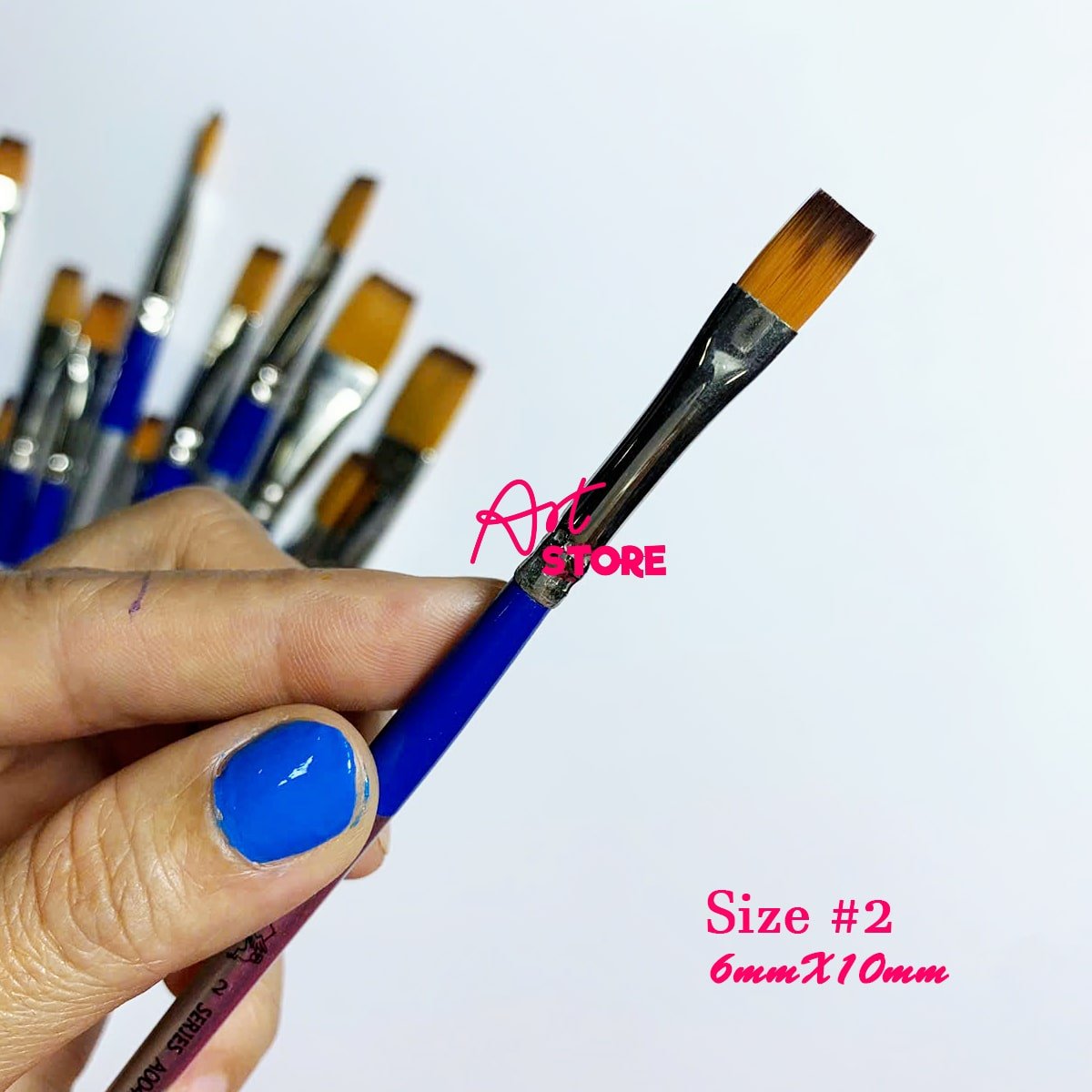 Cọ Vẽ Acrylic Đầu Dẹp Lith Lynna A004F – Cọ Nhật Cao Cấp Cho Họa Sĩ Chuyên Nghiệp