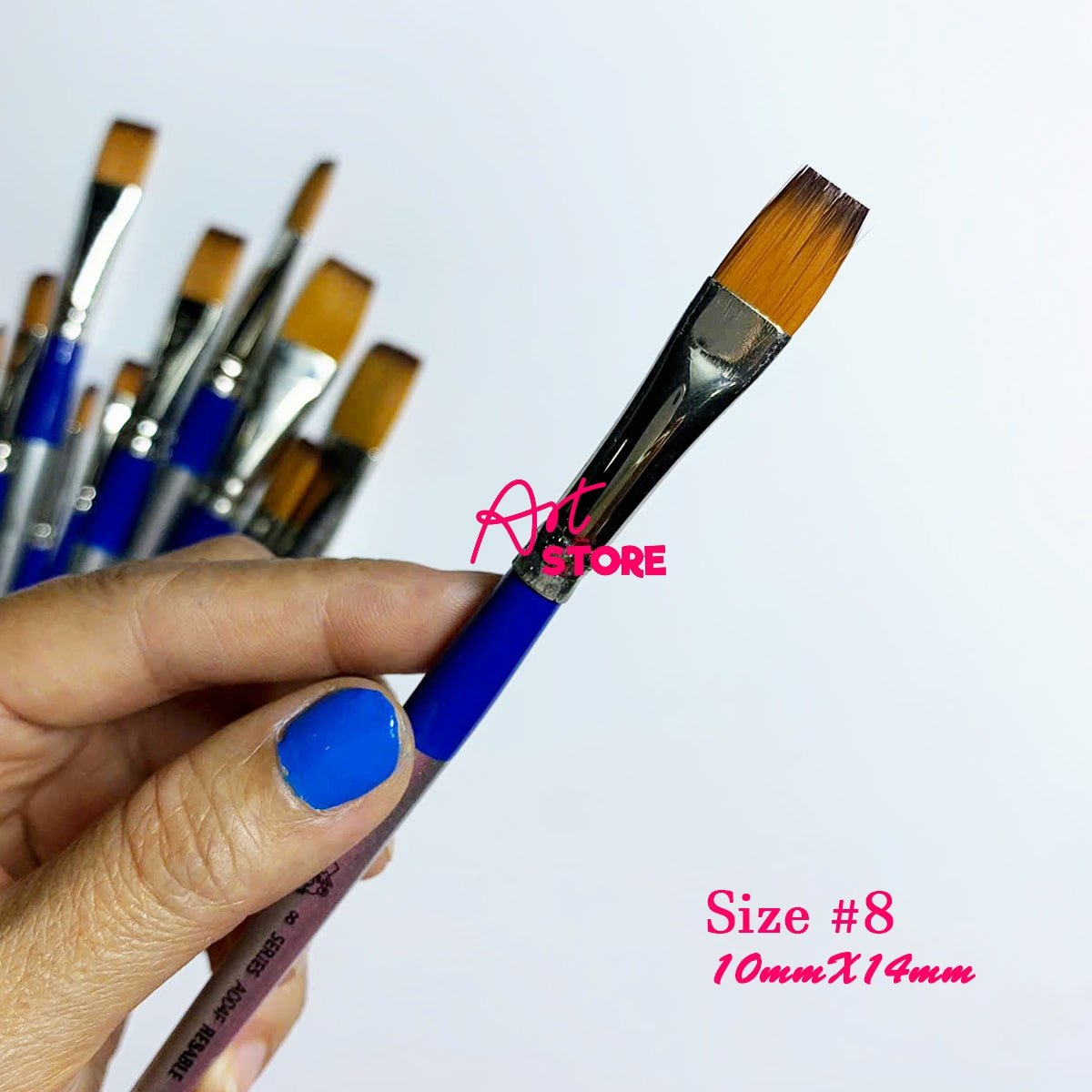 Cọ Vẽ Acrylic Đầu Dẹp Lith Lynna A004F – Cọ Nhật Cao Cấp Cho Họa Sĩ Chuyên Nghiệp