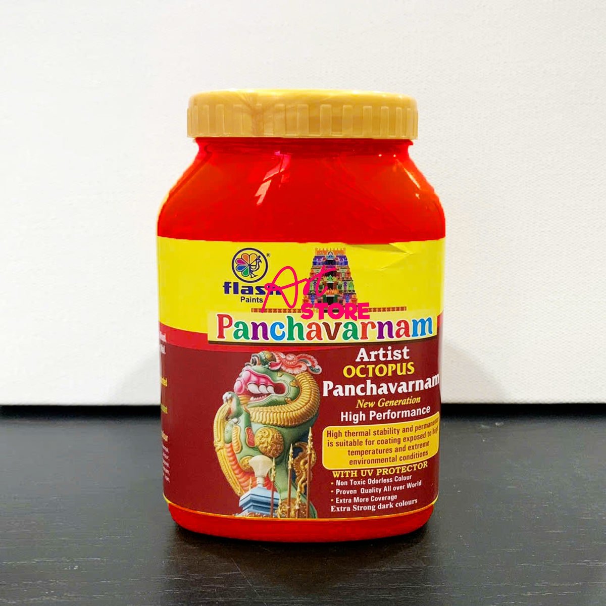 Màu Acrylic Panchavanam 1 Lít – Màu Sơn Tượng Ấn Độ