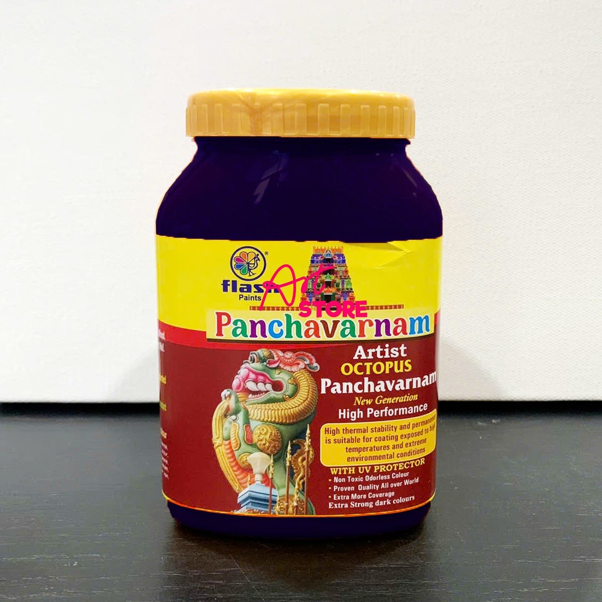 Màu Acrylic Panchavanam 1 Lít – Màu Sơn Tượng Ấn Độ