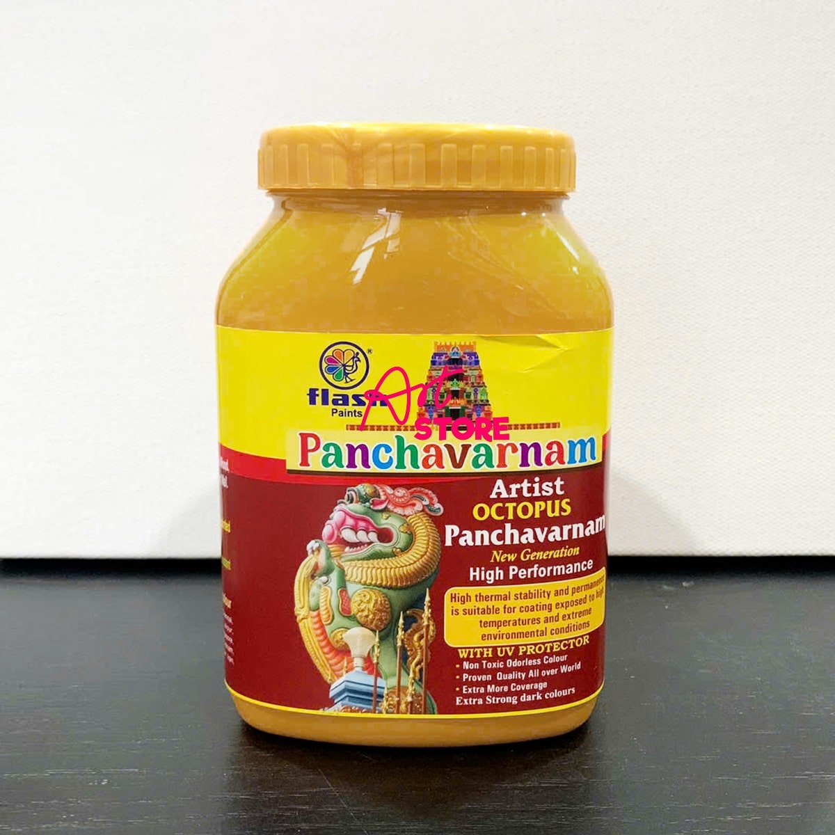 Màu Acrylic Panchavanam 1 Lít – Màu Sơn Tượng Ấn Độ