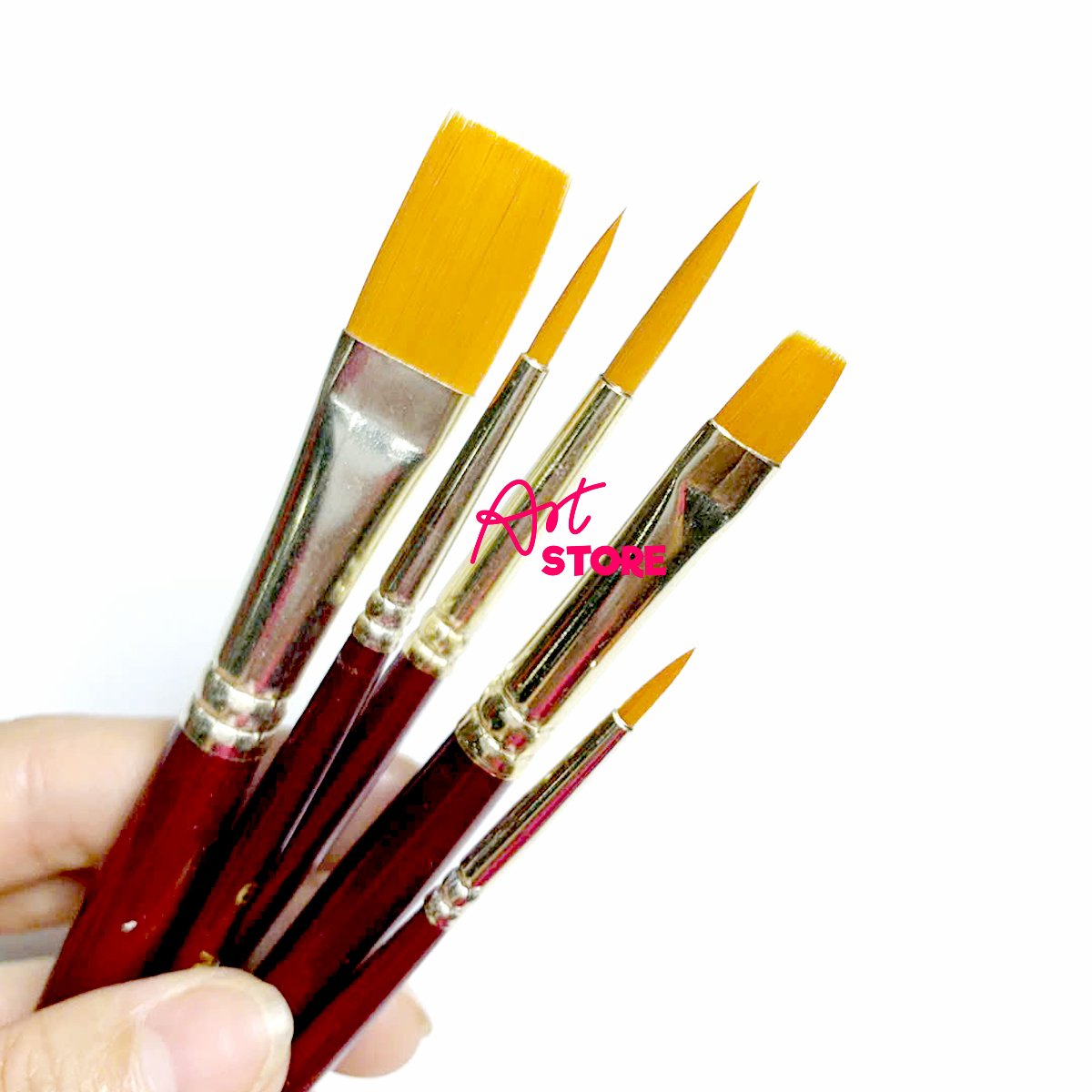 Bộ Cọ Vẽ Art Power 5 Cây MA121 – Lông Mềm, Nét Chuẩn, Dành Cho Người Mới Học Vẽ