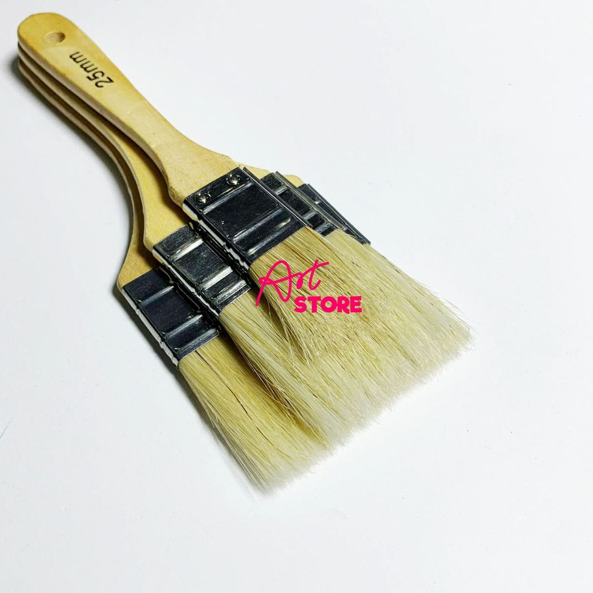 Panh Xô Cán Gỗ Lông Heo ART POWER 3pc – Cọ Vẽ Nền Siêu Bền, Siêu Tiện Cho Mọi Họa Sĩ