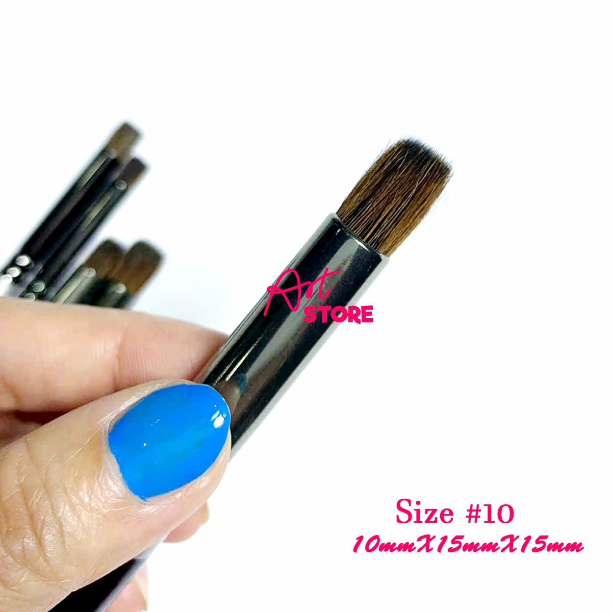 Cọ Lông Sóc Sunway B207PF – Cọ Đầu Trụ Phẳng Lông Ngắn Cán Ngắn Cho Màu Nước & Gouache