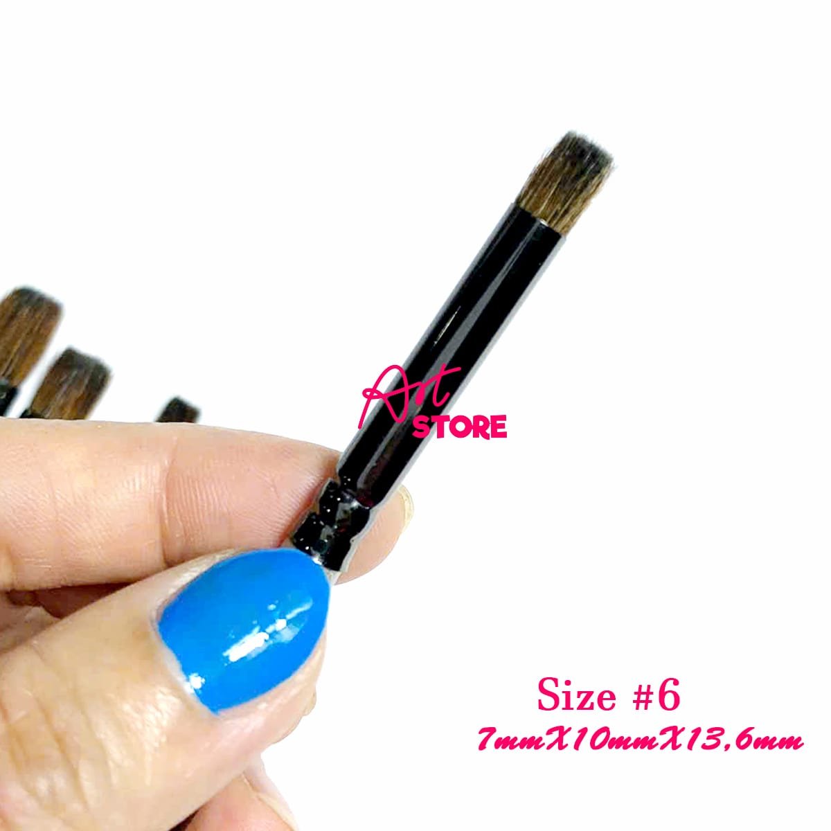 Cọ Lông Sóc Sunway B207PF – Cọ Đầu Trụ Phẳng Lông Ngắn Cán Ngắn Cho Màu Nước & Gouache