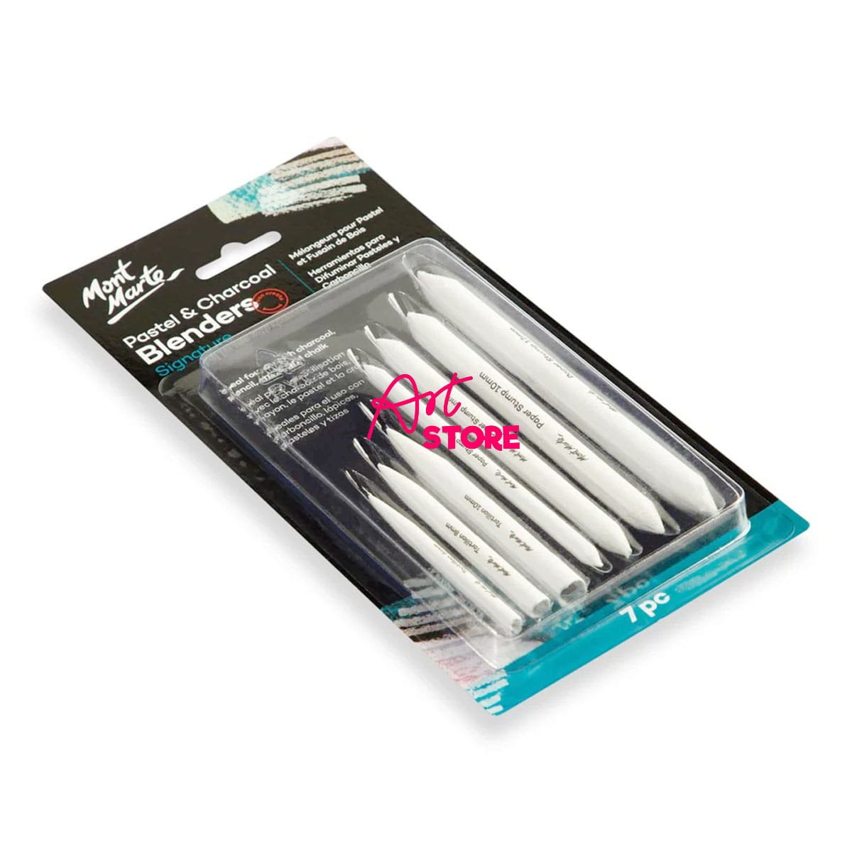 Set Di Chì MM Pastel & Charcoal Blenders - 7pc