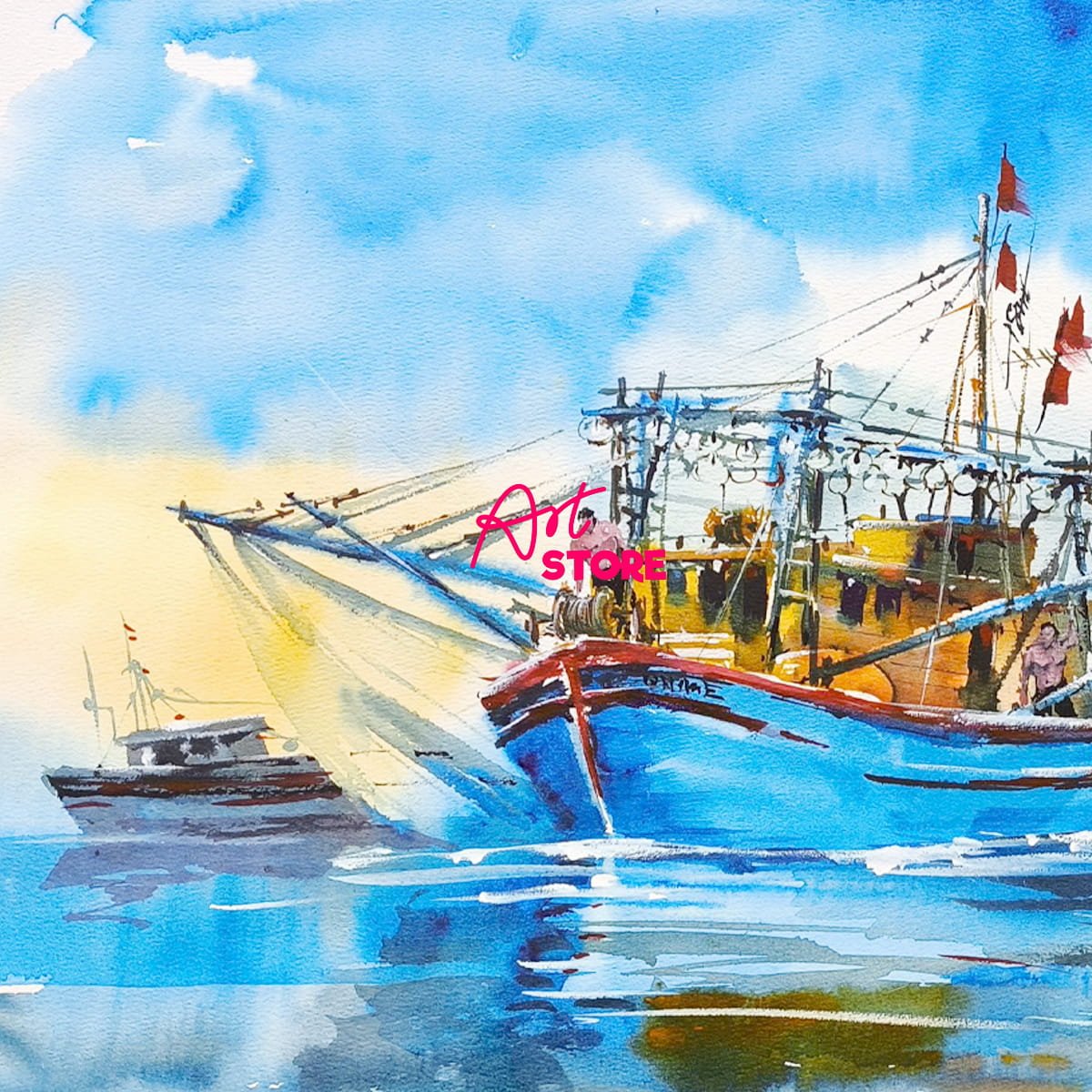 Bộ 18 Màu Nước Sunway Làm Từ Bột Khoáng Sản Tự Nhiên Cao Cấp Dòng Họa Sĩ Dạng Tuýp 15ml