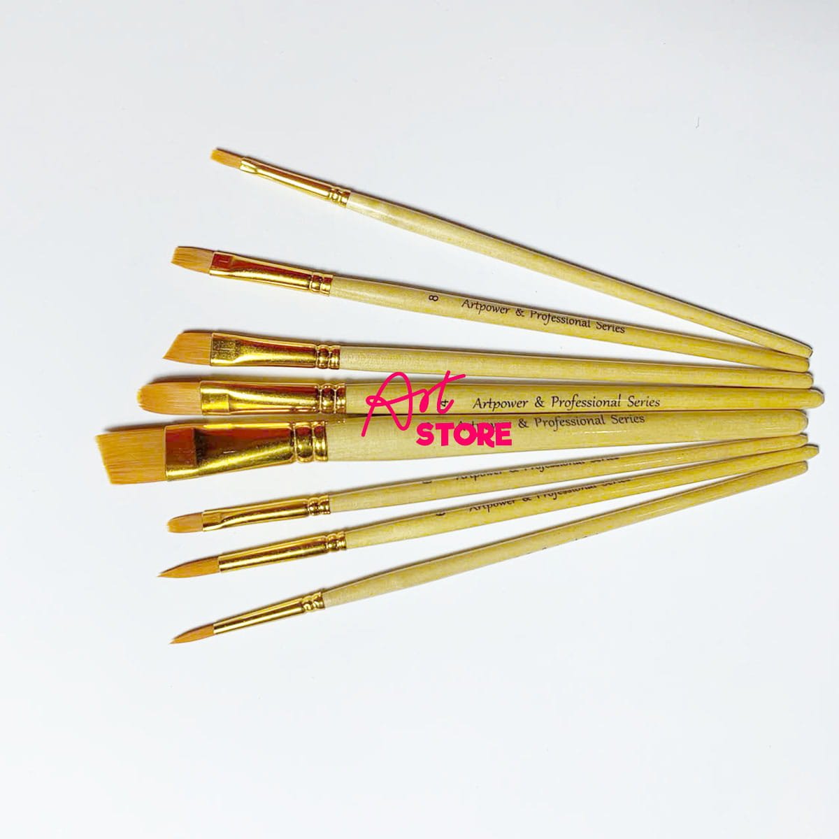 Bộ Cọ Vẽ Lông Mềm Art Power MA119 - 8pcs