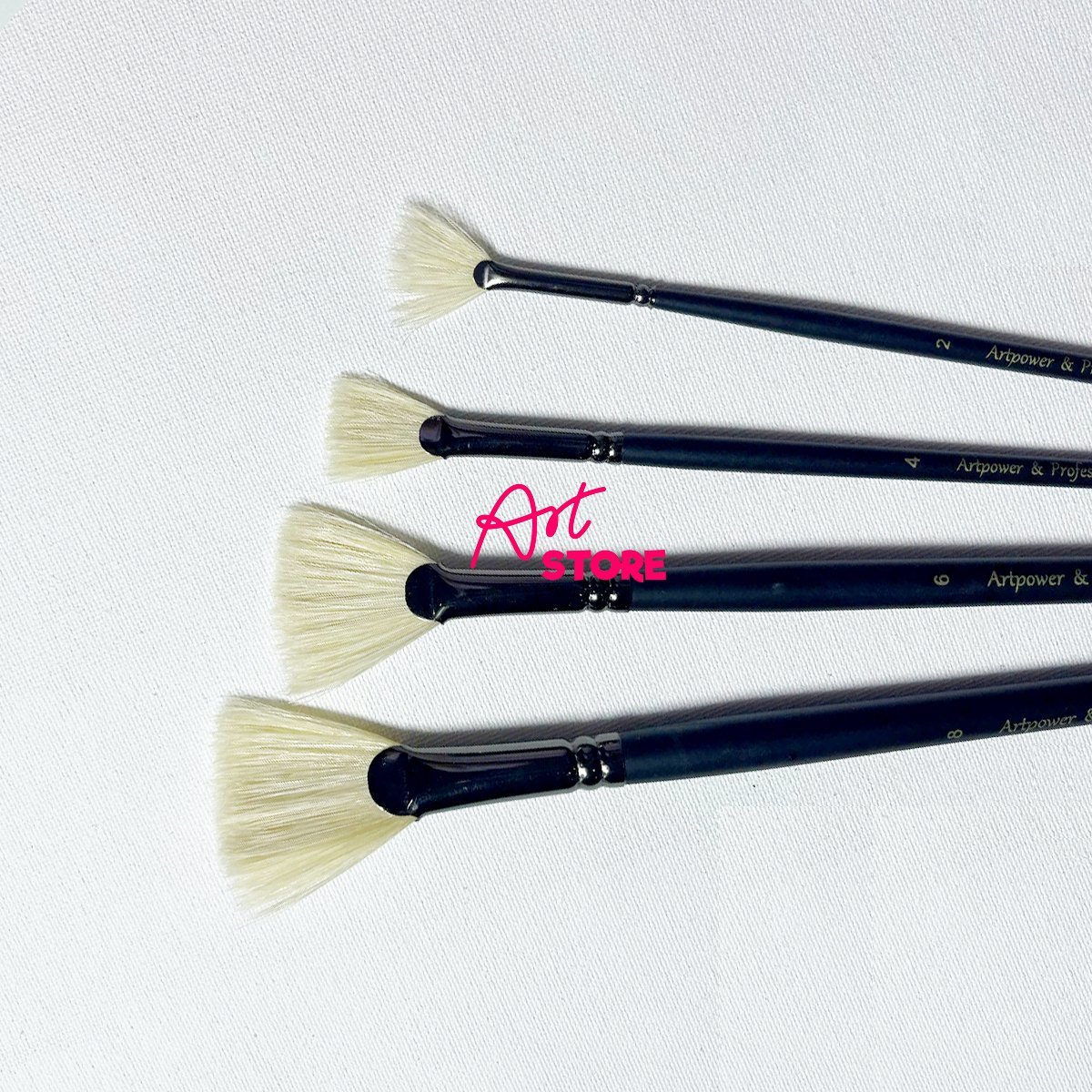 Bộ Cọ Xòe Lông Cứng Artpower MA113 - 4pcs