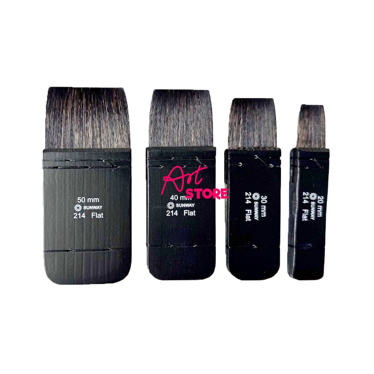 Cọ Panh Xô Sunway 214 Flat Cao Cấp – Cọ Bản Đi Nền Màu Nước, Acrylic, Gouache Chuyên Nghiệp