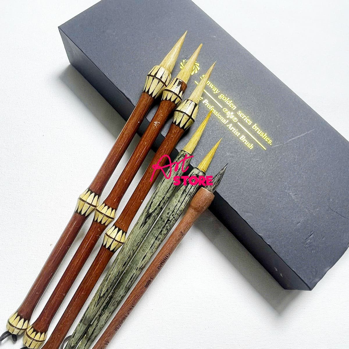 Cọ Vẽ Thư Pháp & Màu Nước Kolinsky Lin Ching Che – Cọ Lông Chồn Cao Cấp Cho Họa Sĩ Chuyên Nghiệp