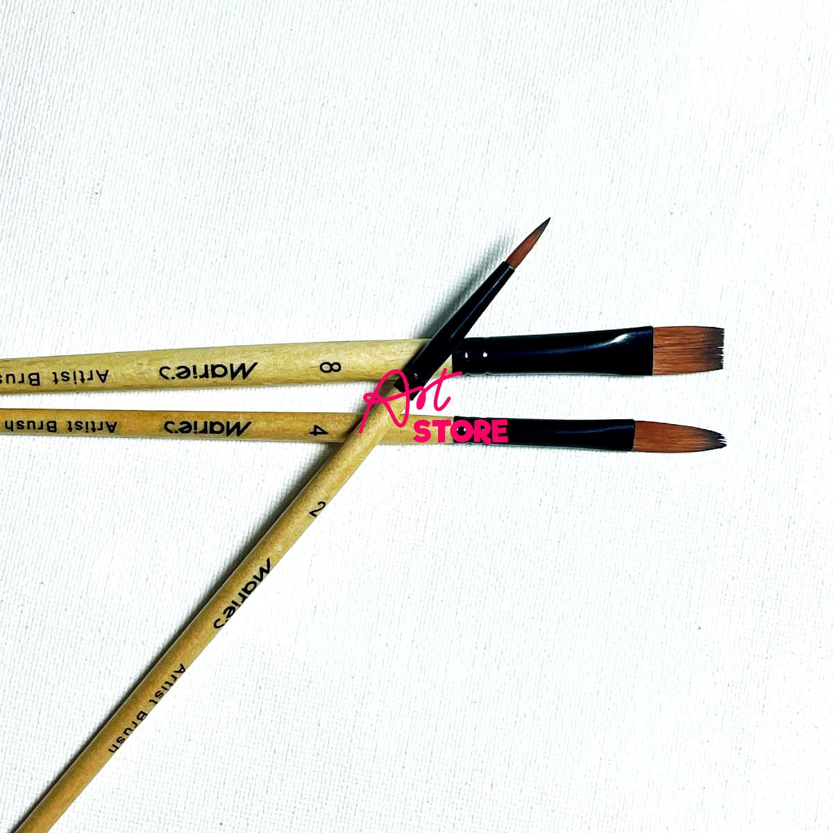 Bộ Cọ Đa Năng Nylon GWX330-2 Marie’s – Bộ 3 Cây Cọ Vẽ Acrylic, Gouache & Poster